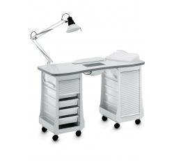 Стол маникюрный 2-ной с вытяжкой 127 LХ