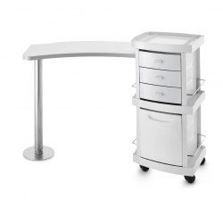 Стол маникюрный 2-ной с вытяжкой 129LX