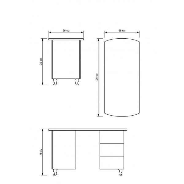 Стол маникюрный Santo