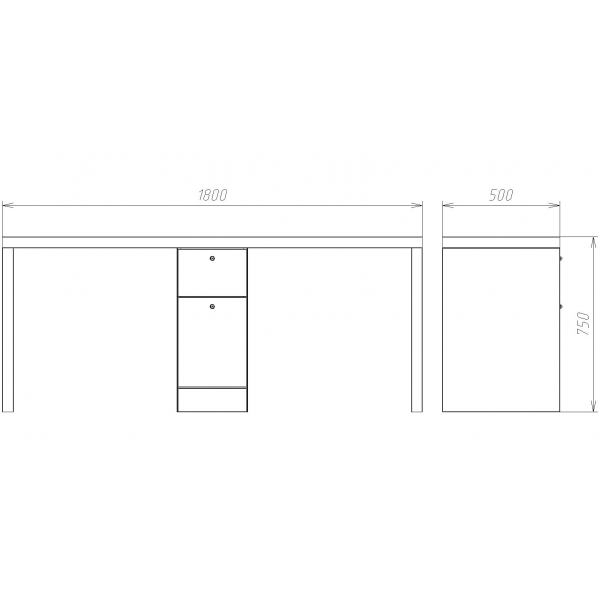 Маникюрный стол Double ECO