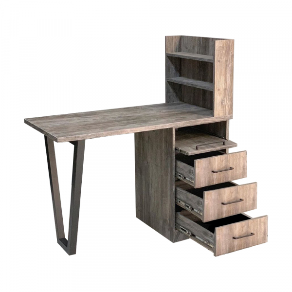 Маникюрный стол "Лофт II" с полкой