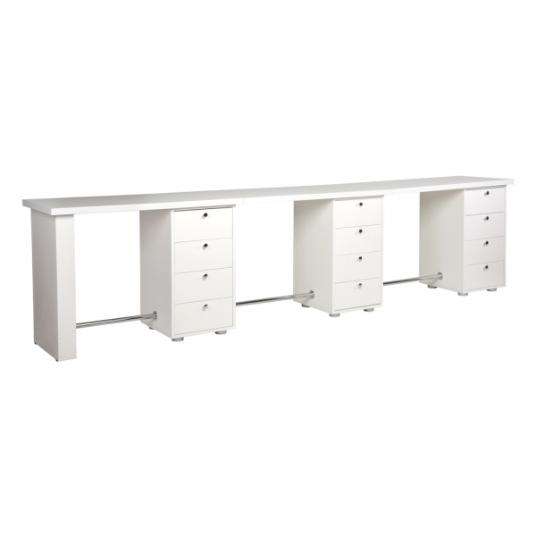 Маникюрный стол "Глория" тройной