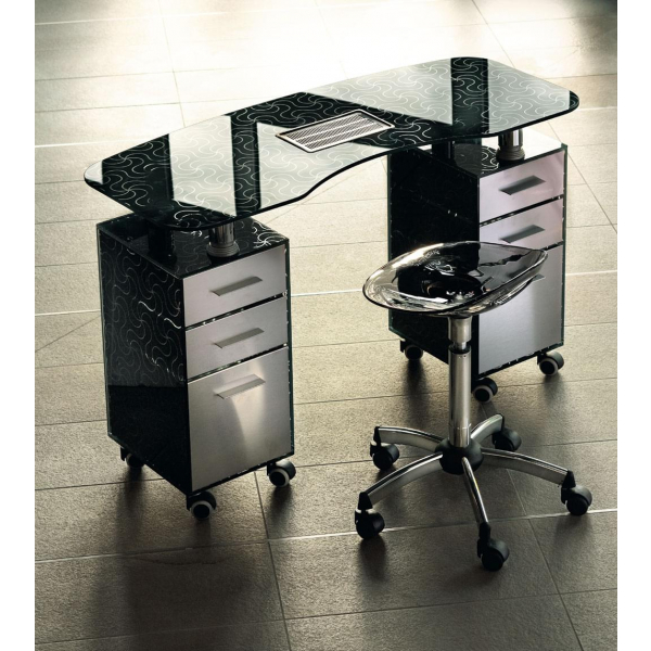 Стол маникюрный 2-ной с вытяжкой 188LХ/F2