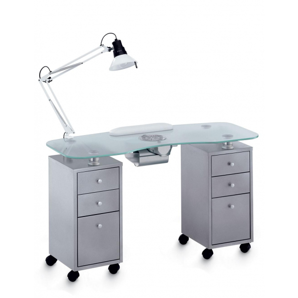 Стол маникюрный 2-ной с вытяжкой 197LХ